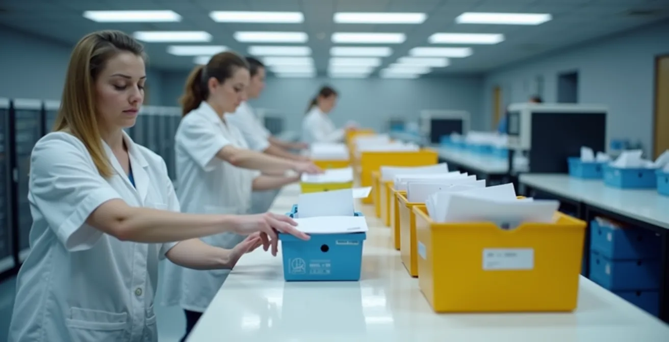 Modern digital mail scanning and sorting facility with automated systems