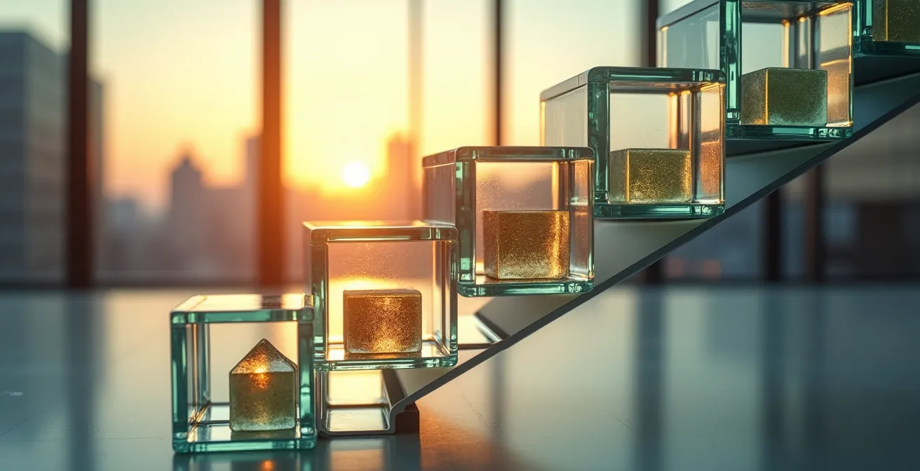 Abstract representation of service transformation into scalable products